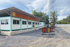 ตู้คอนเทนเนอร์สำนักงาน งานทางหลวง แยกสวนเทศ ต.ควนโดน อ.ควนโดน จ.สตูล