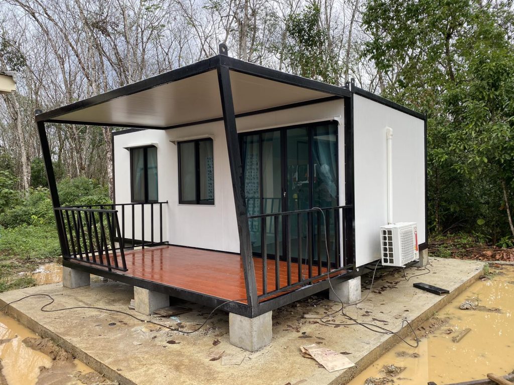 บ้านตู้คอนเทนเนอร์ บ้านสำเร็จรูป บ้านหลังที่ 2
