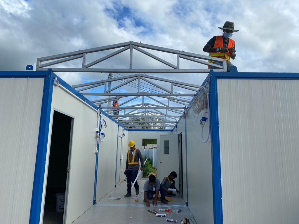 การใช้ตู้คอนเทนเนอร์ Prefab Office สำหรับพักอาศัย