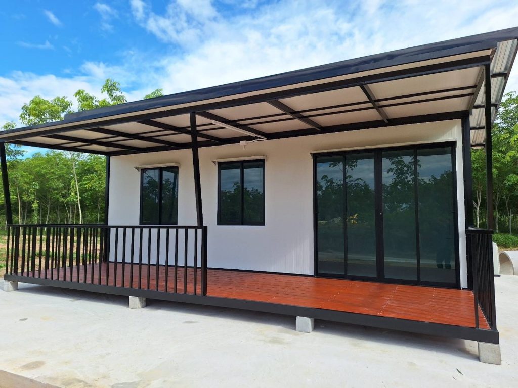 หาดใหญ่คอนเทนเนอร์ สงขลา สร้างที่พักได้อย่างรวดเร็ว สวยงาม ปลอดภัย