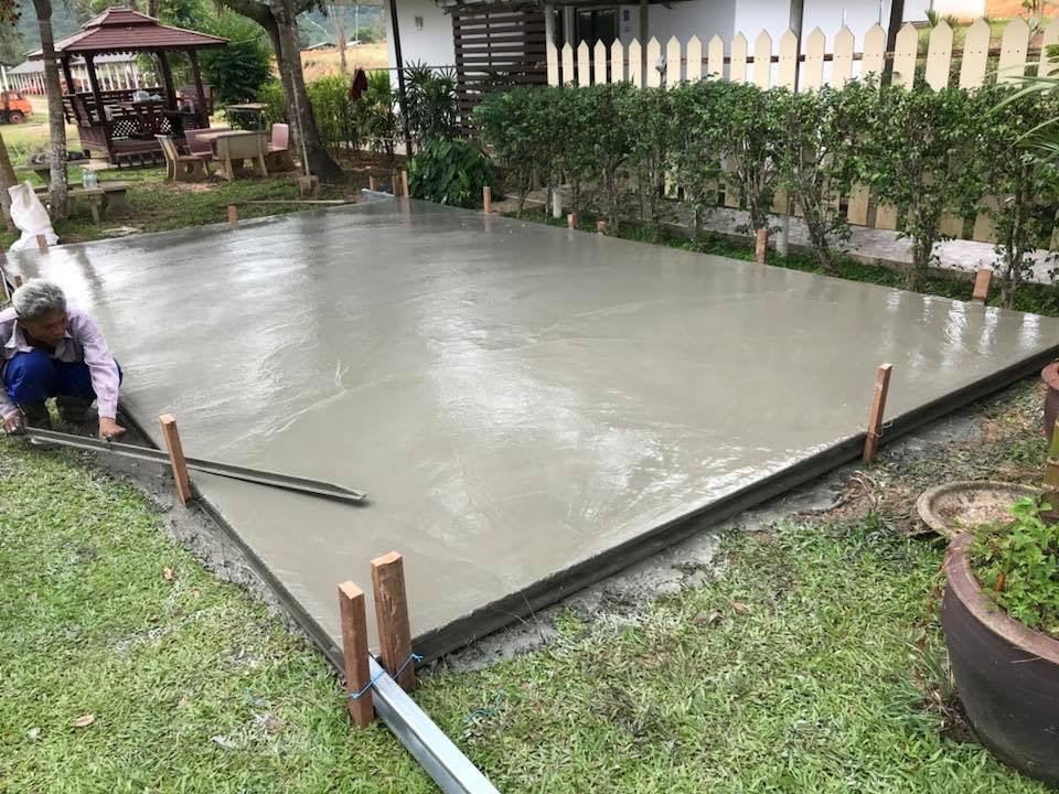 จัดเตรียมหน้างาน ฐาน และสภาพโดยรอบเพื่อรอรับบ้านหรือสำนักงาน